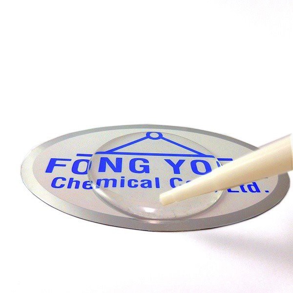 fast cure clear doming epoxy resin-sticker doming