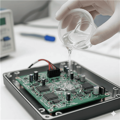 Má dvojzložková silikónová zalievacia hmota dobrú flexibilitu?